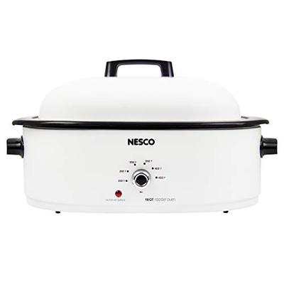 NESCO MWR18-14 Roaster Oven 18 Quarts, White