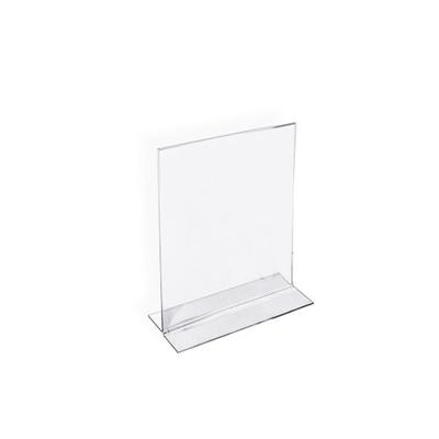 Azar 152726 4-Inch by 6-Inch Vertical Double-Sided Stand Up Sign Holder, 10 Count