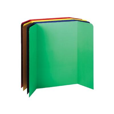 4-Count Presentation Board - Multicolor (24.25"HX16.25"W), Blue/Green/Yellow/Red