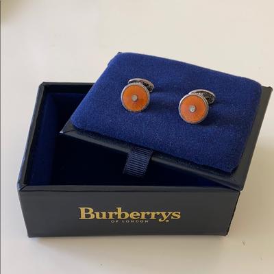 Burberry Accessories | Burberry Cuff Links | Color: Orange | Size: Os
